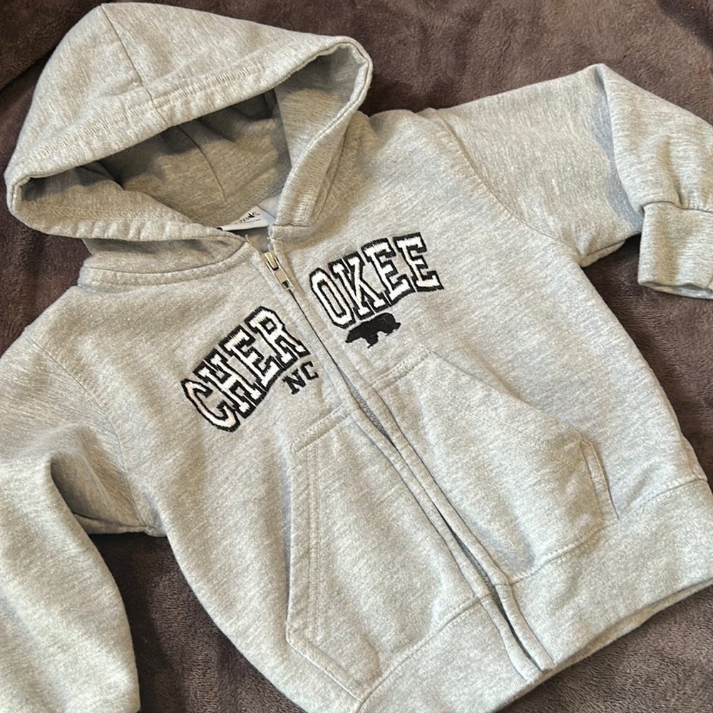 Kids 3T zippered hoodie CHEROKEE, NC
